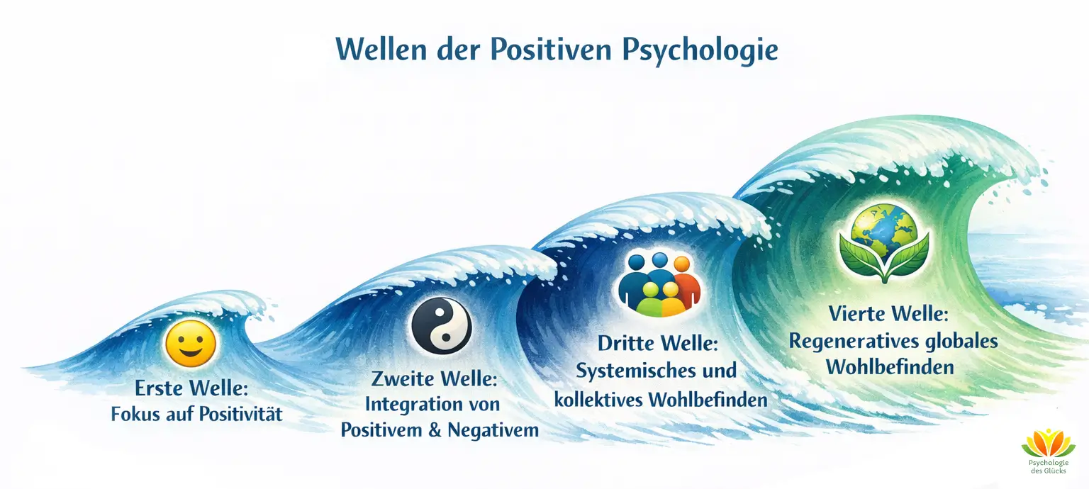 Die 4 Wellen der Positiven Psychologie